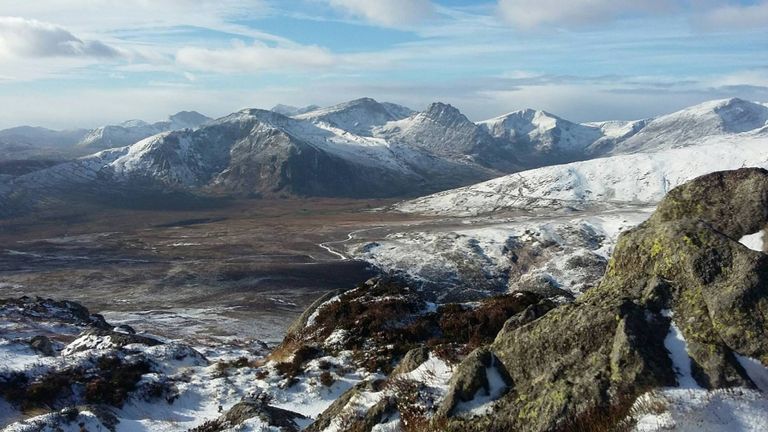 Ogwen valley in winter